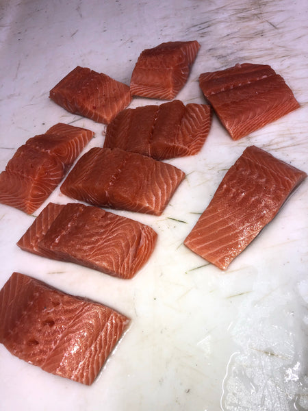 Salmon 8oz Portions 10lb box