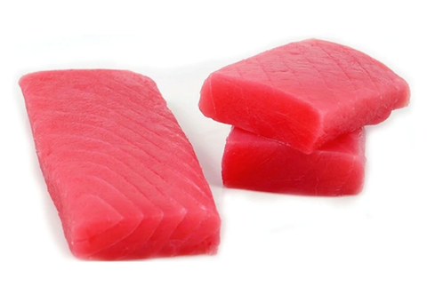 Sushi Grade Saku Tuna 1lb block 10lb box